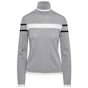 Erin Snow Kito Merino Sweater Medium Grey Skiing Snowboarding outdoor